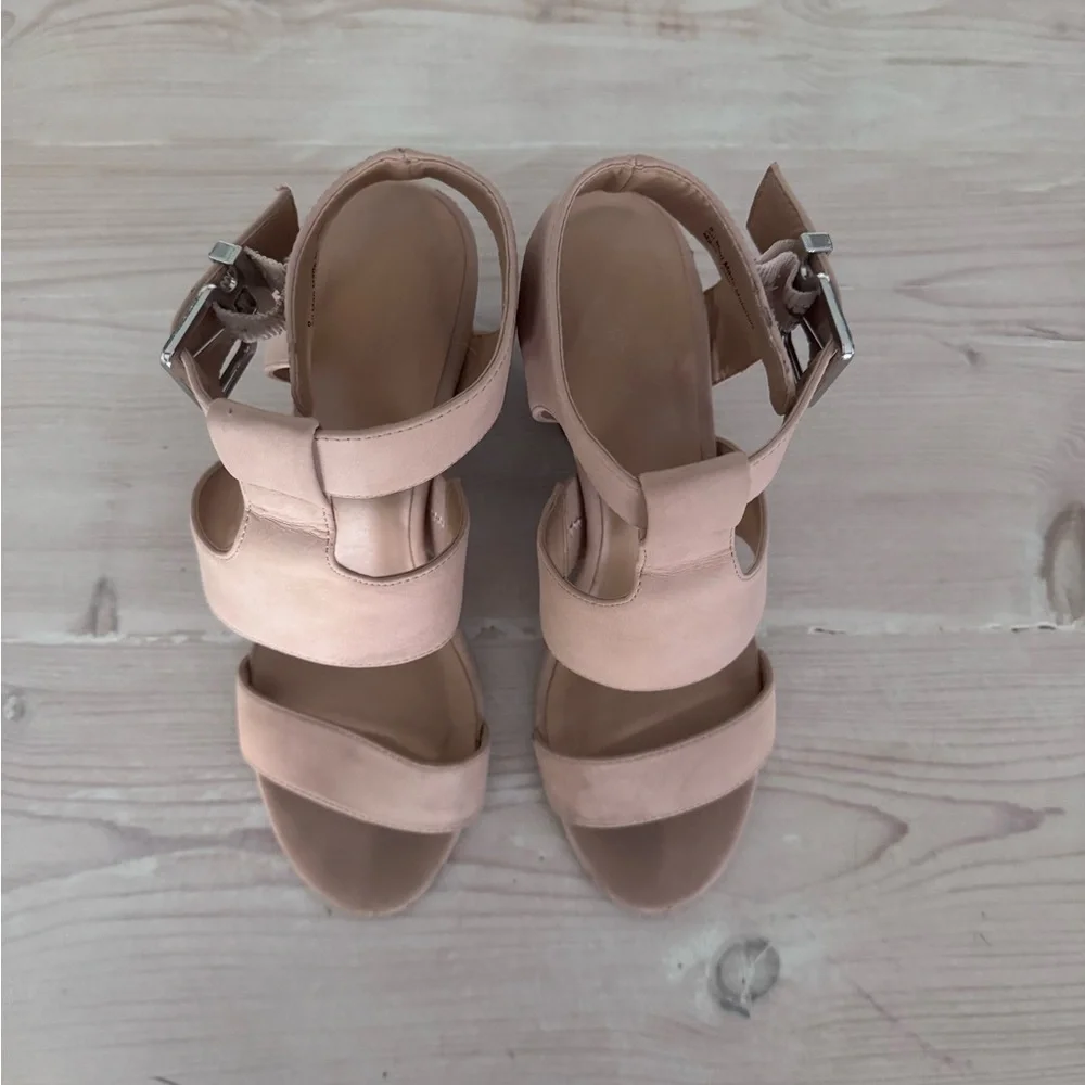 Express Heeled Sandals with Chunky Block Heel